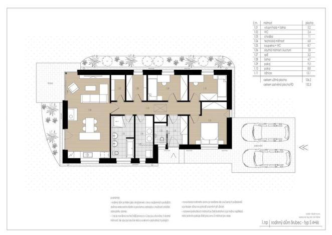 Prodej rodinného domu, Srubec, U Školky, 106 m2