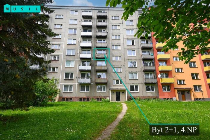 Pronájem bytu 2+1, Šumperk, Evaldova, 55 m2