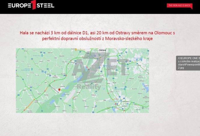 Pronájem skladu, Studénka, R. Tomáška, 2000 m2