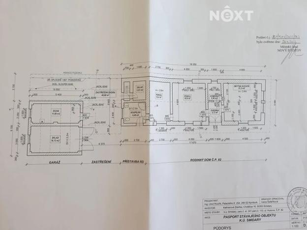 Prodej rodinného domu, Smidary, Husova, 70 m2