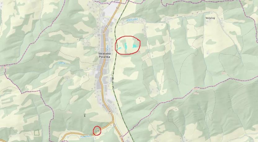 Prodej lesa, Valašská Polanka, 9692 m2