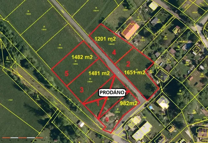 Prodej pozemku pro bydlení, Lichnov, 1482 m2