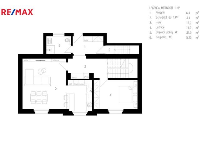 Prodej rodinného domu, Praha - Radotín, Zderazská, 126 m2
