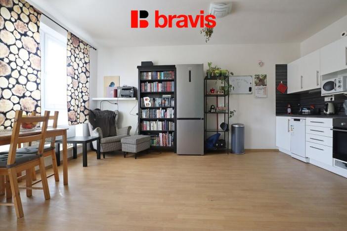 Pronájem bytu 1+kk, Brno - Slatina, Šmahova, 38 m2