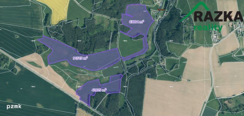 Prodej pole, Planá, 198444 m2