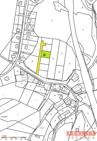 Prodej pozemku pro bydlení, Újezd u Chocně - Chloumek, 1000 m2