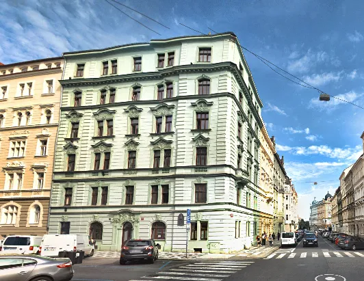 Pronájem bytu 2+kk, Praha - Holešovice, Dobrovského, 48 m2