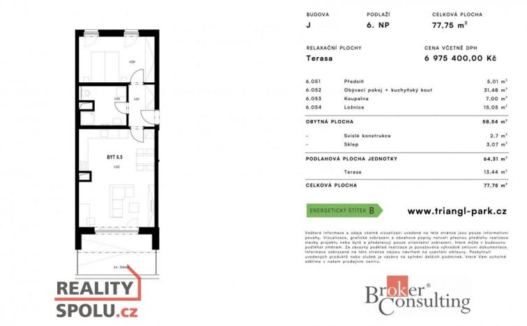 Prodej bytu 2+kk, Plzeň - Jižní Předměstí, Měděná, 75 m2