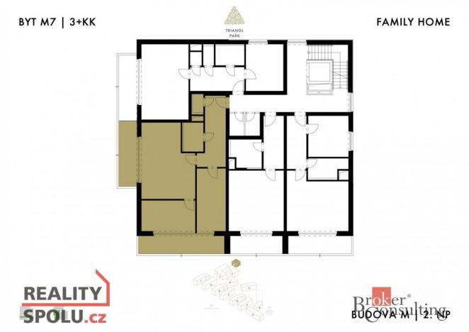 Prodej bytu 3+kk, Plzeň - Jižní Předměstí, Měděná, 97 m2
