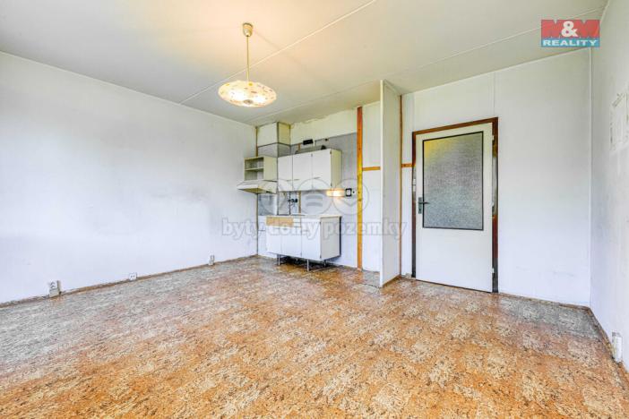 Prodej bytu 1+kk, Plzeň - Bolevec, Kaznějovská, 27 m2