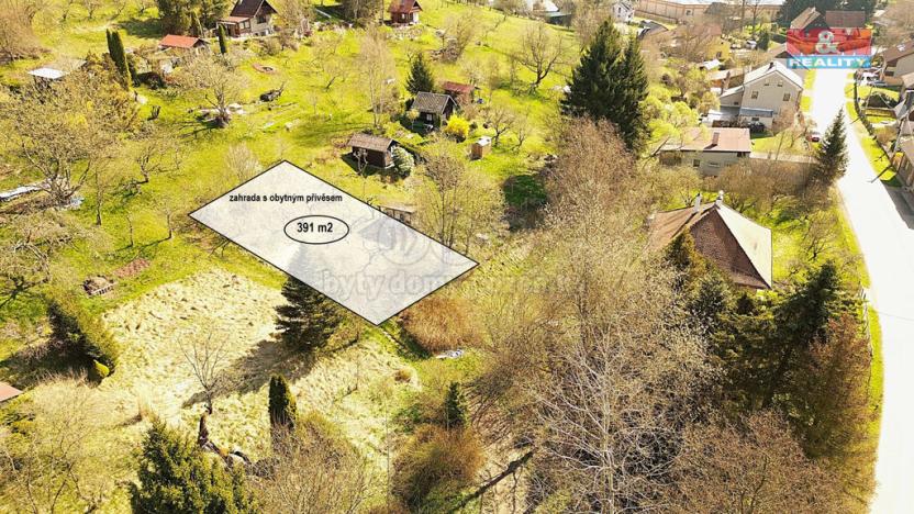 Prodej zahrady, Hronov - Velký Dřevíč, 391 m2