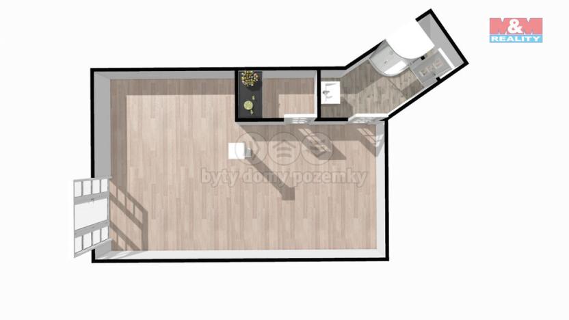 Pronájem obchodního prostoru, Poděbrady - Poděbrady III, Hakenova, 46 m2