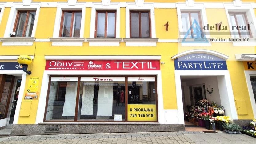 Pronájem obchodního prostoru, Šumperk, Gen. Svobody, 140 m2