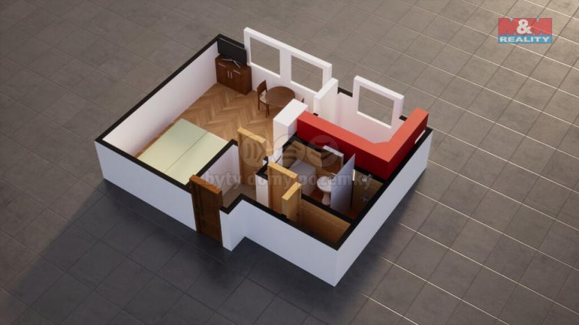 Prodej bytu 1+kk, Dolní Poustevna, Vilémovská, 25 m2