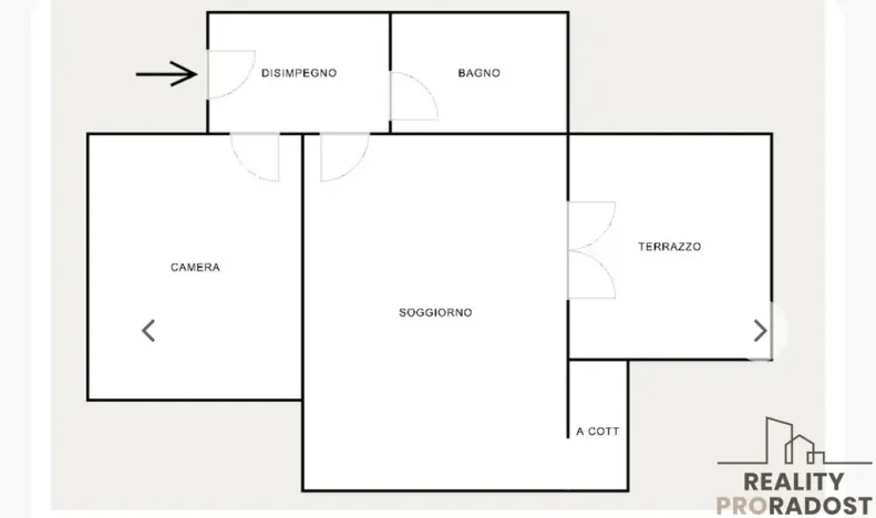Prodej bytu 2+kk, Silvi,Itálie, 41 m2