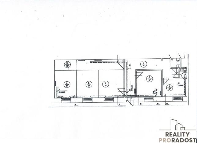 Pronájem kanceláře, Pardubice, třída Míru, 140 m2