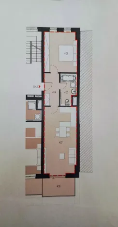 Pronájem bytu 2+kk, České Budějovice - České Budějovice 3, Riegrova, 64 m2