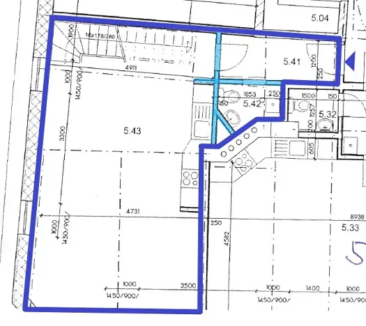 Pronájem bytu 3+kk, Praha - Smíchov, Grafická, 97 m2
