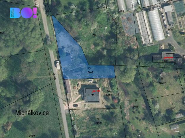Prodej pozemku pro bydlení, Ostrava, Obecní, 1054 m2