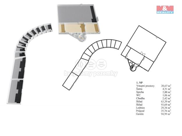 Prodej výrobních prostor, Žďár, 1089 m2
