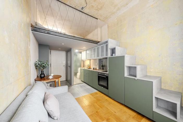 Pronájem bytu 1+kk, Praha - Vršovice, Ruská, 19 m2