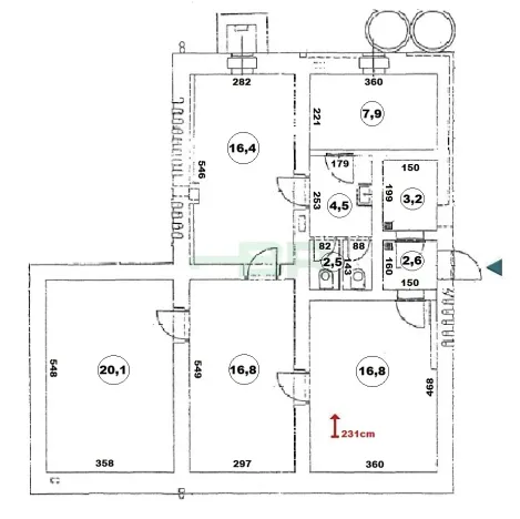 Pronájem skladu, Praha - Kobylisy, Čimická, 91 m2
