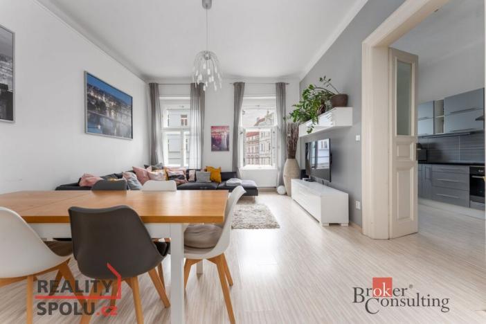 Pronájem bytu 2+kk, Praha - Vinohrady, Jugoslávská, 49 m2