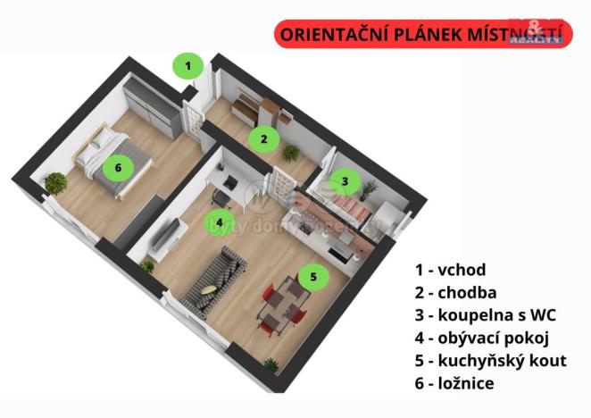 Prodej bytu 2+1, Hronov, Husova, 58 m2