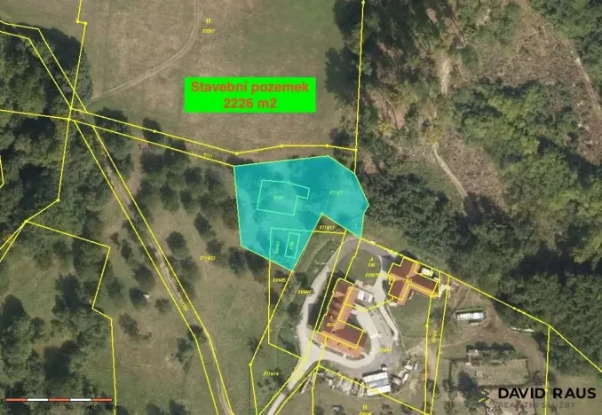 Prodej pozemku pro bydlení, Vyškovec, 2226 m2