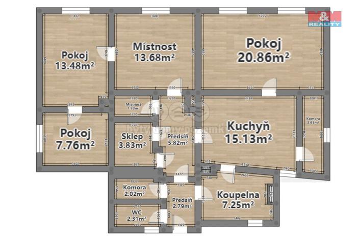 Prodej rodinného domu, Horšovský Týn - Plzeňské Předměstí, Plzeňská, 78 m2