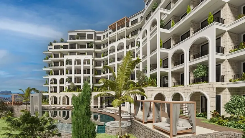 Prodej bytu 2+kk, Budva, Černá Hora, 40 m2