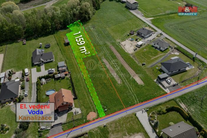 Prodej pozemku pro bydlení, Branky, 1196 m2