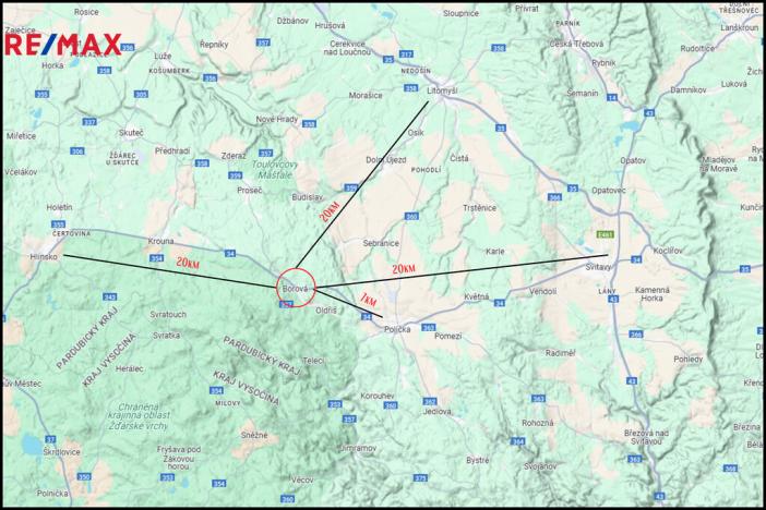 Prodej pozemku pro bydlení, Borová, 1045 m2