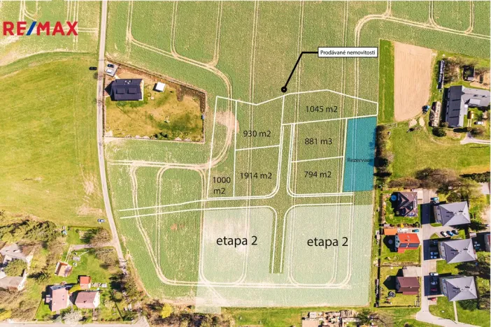 Prodej pozemku pro bydlení, Borová, 1045 m2