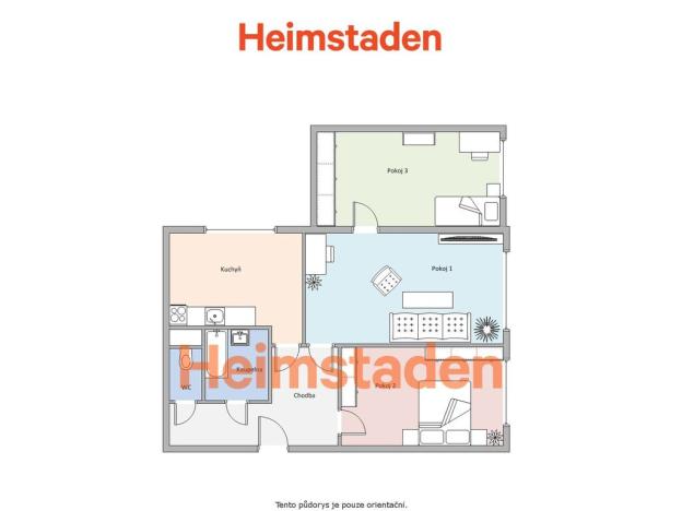 Pronájem bytu 3+1, Frýdek-Místek - Místek, Československé armády, 77 m2