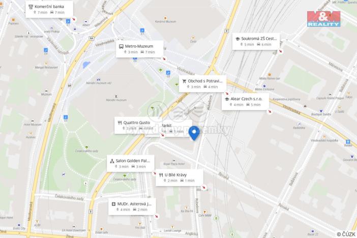 Prodej bytu 4+kk, Praha - Vinohrady, Rubešova, 146 m2