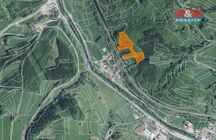 Prodej lesa, Lužná, 11283 m2