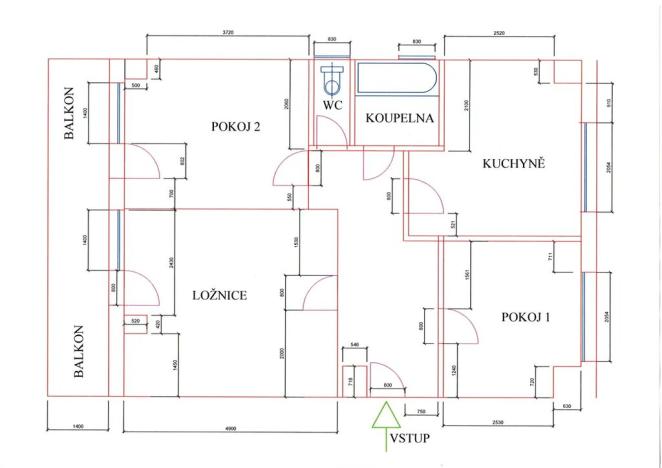 Prodej bytu 3+1, Dešov, 101 m2