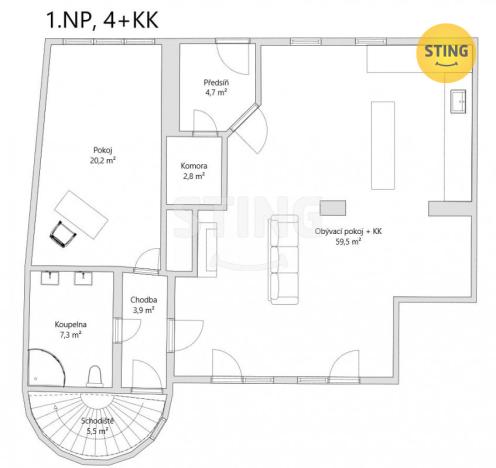 Prodej rodinného domu, Mikulov, Bezručova, 204 m2