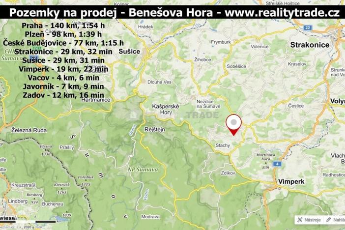 Prodej pole, Vacov, 23939 m2