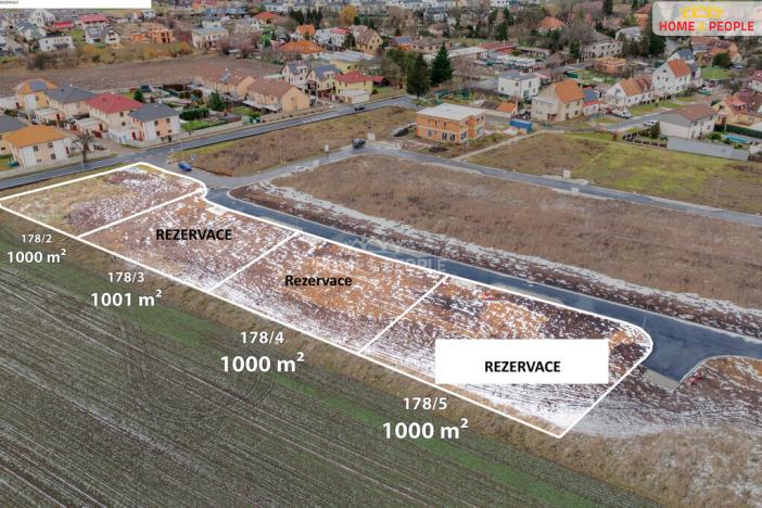 Prodej pozemku pro bydlení, Veleň, Sněžná, 1000 m2