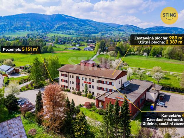 Prodej kanceláře, Třinec - Oldřichovice, 2388 m2