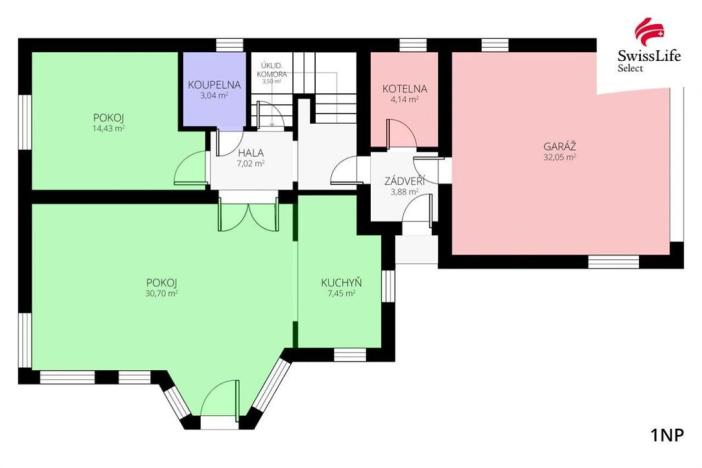 Prodej rodinného domu, Nová Paka, L. Zívra, 180 m2