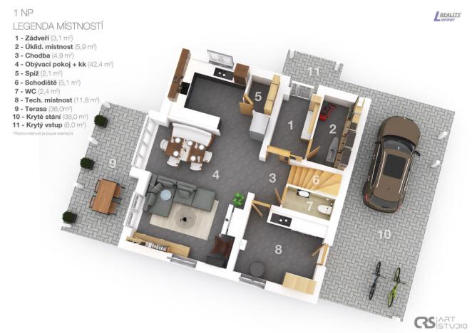 Prodej rodinného domu, Sedlice, 154 m2