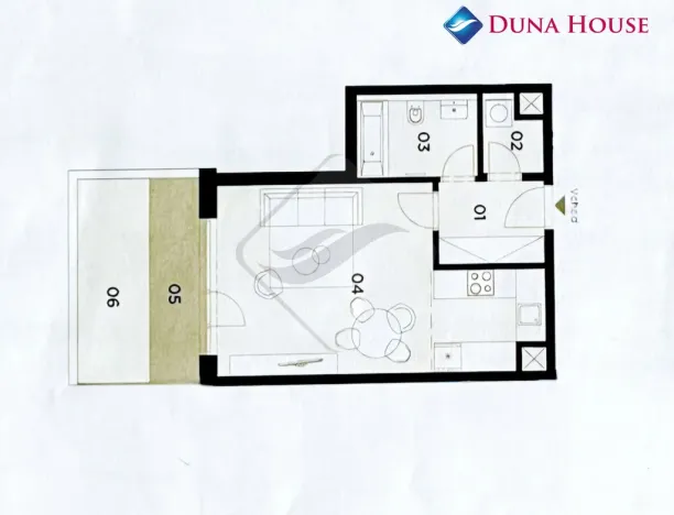 Pronájem bytu 1+kk, Kladno, 39 m2