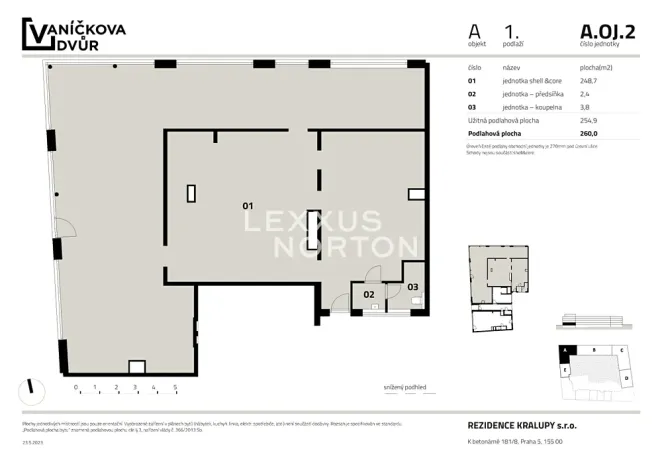 Pronájem obchodního prostoru, Kralupy nad Vltavou, Husova, 260 m2