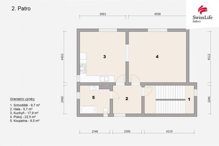 Prodej rodinného domu, Praha - Braník, Branická, 204 m2