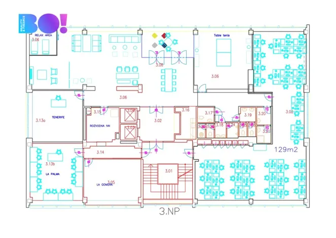 Pronájem kanceláře, Chrudim - Chrudim IV, Průmyslová, 510 m2
