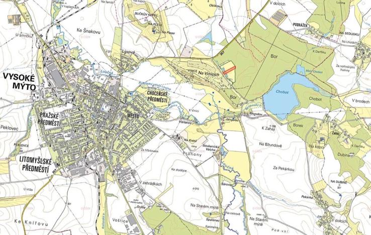 Prodej louky, Vysoké Mýto, 7832 m2