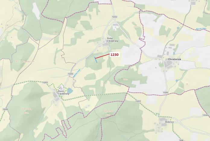 Dražba lesa, Lhenice, 2610 m2